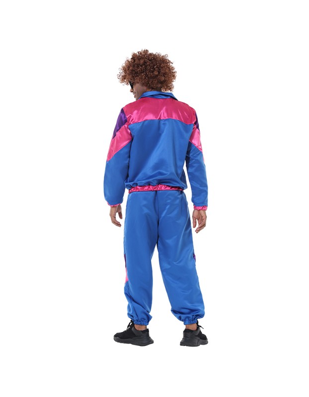 Retro 80's Disco Costumes Hippie Adult Dance Movement Hip Hop Clothes S5573