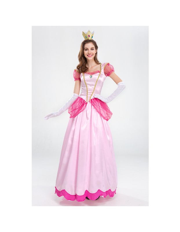 Mary Stage Palace Party Queen Dress Pink Peach Blossom Princess Dress YM2896