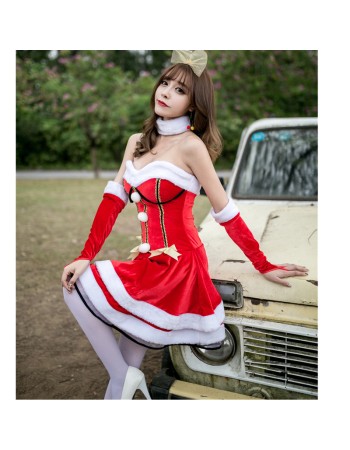 2018 Sweet Cat Christmas Dress M1187