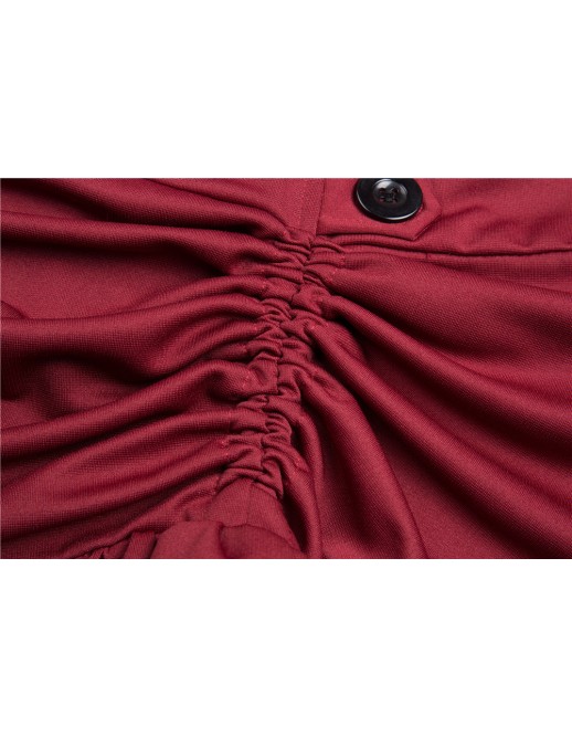 Asymmetric Vintage Victorian Skirts Plus Size M31706
