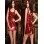 red shine sexy warp hip club wear with paillette babydoll m3480A