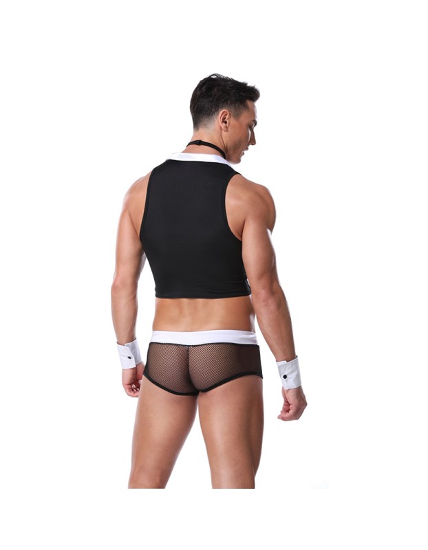 Bartender Set Adults Costumes Mesh Pants Man Cosplay Sex Underwear 20199