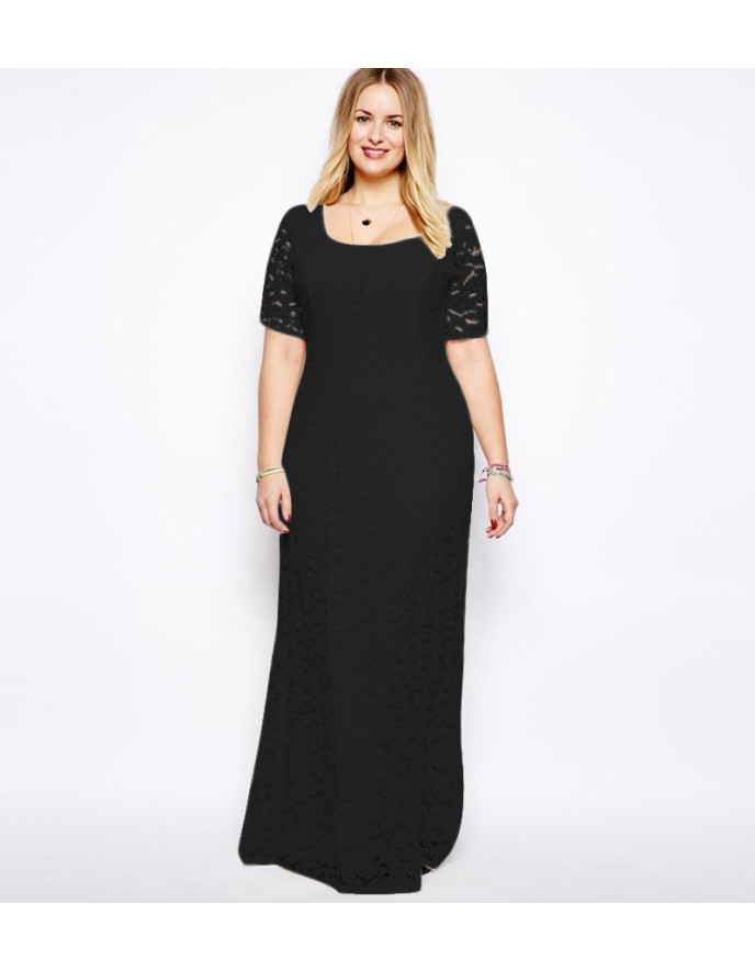 Elegant Women Lace Long Party Dress M30416