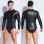 Erotic Underwear Panties Men Sexy Black Patent Leather Zipper Jumpsuit XX6668