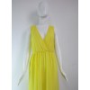 Sexy Yellow Maxi Evening Dress M3991