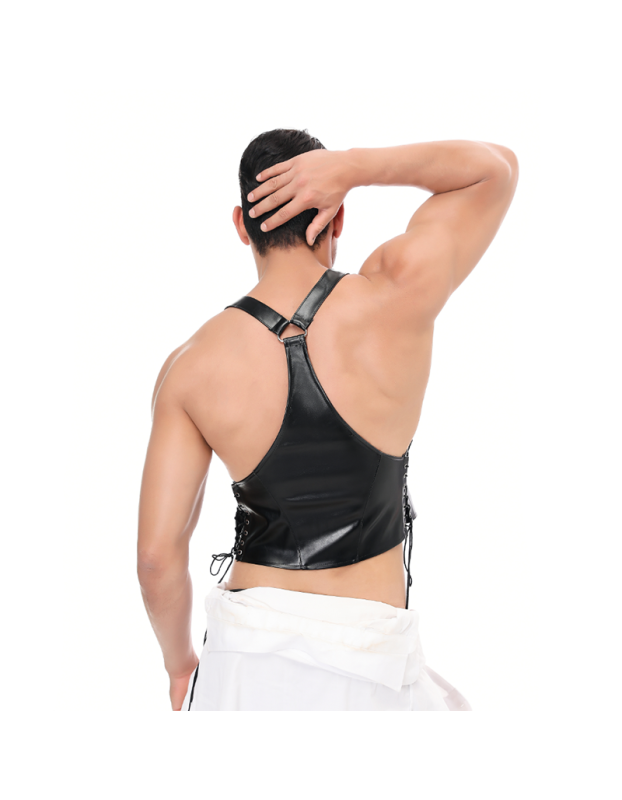 Sexy PU Leather Men Suit Stage Performance Clothing Personalized Factory Direct Sales N982