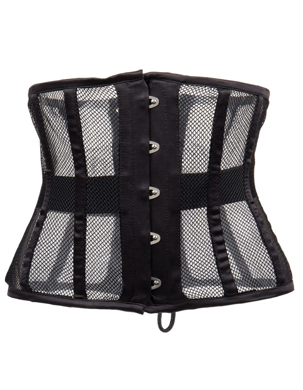Black Apricot Breathable Mesh Underbust Waist Corset M1431