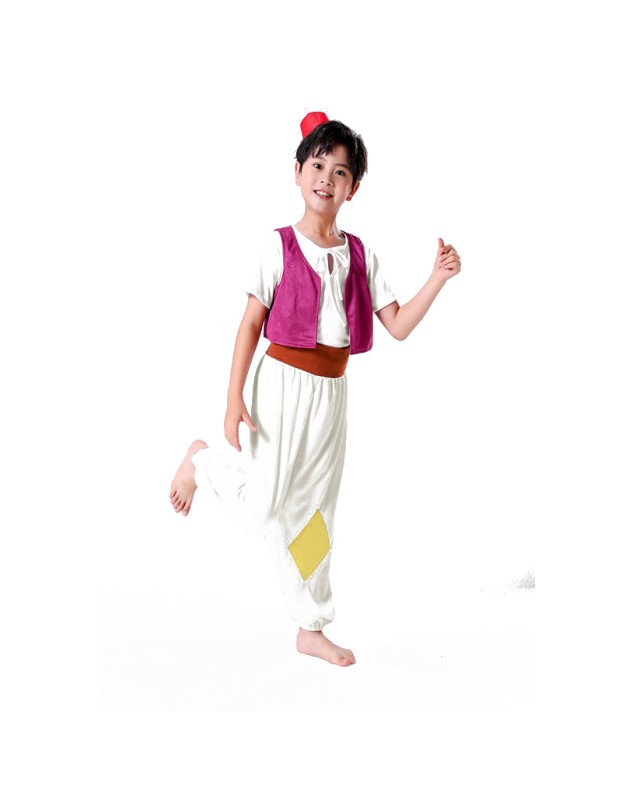 Children's Day Aladdin Magic Lamp Cosplay Aladdin Prince Costume YM5601