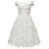 Feather Tassel Sexy Night One Shoulder Wedding Bridal Dresses CD1705