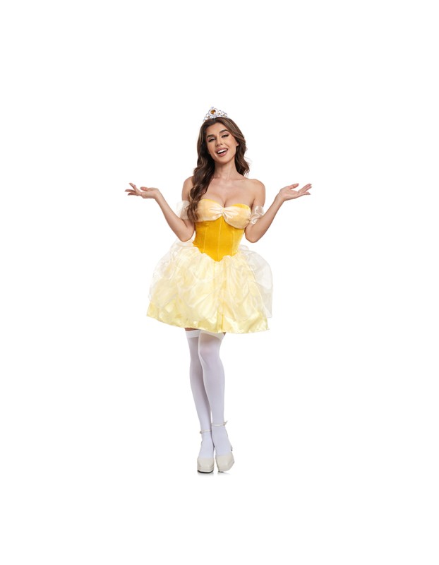 Belle Ariel Elsa Anna Rapunzel Sleeping Beauty Poison Queen Costume DL2055