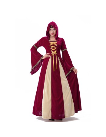 Halloween Vampire Cosplay Costume Retro Court Adult Dress Witch Costume YM8741