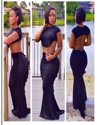 2015 top style tight comfortable long dress for women M30022