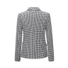 Short Suit Jacket Double Breasted Top Coat Solid Color Women Blazer H2013
