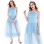 Halloween Cosplay Cinderella Princess Blue Dress M40689