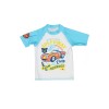 Cartoon Sports Car Boys Two-Piece Swimsuit Short Sleeve Suit Boys Swimsuit KF215