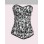 black skull corset with cup shaped m1970