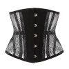 Women Sexy Lace Mesh Breathable Steel Boned Slimming Belt Waist Trainer Corset MS1525