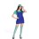 Mario Dress Cosplay Costume for adult with hat and stockings M40258