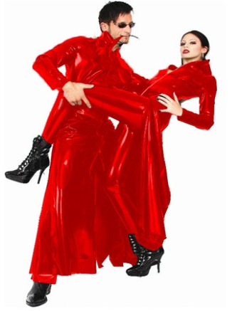 Red Sexy Leather Costume M7089a