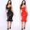 Plus Size Leather Off Shoulder Mermaid Bodycon Dresses m7313