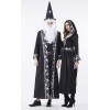Men and women Hogwarts School of Witchcraft and Wizardry Magician robes costumes