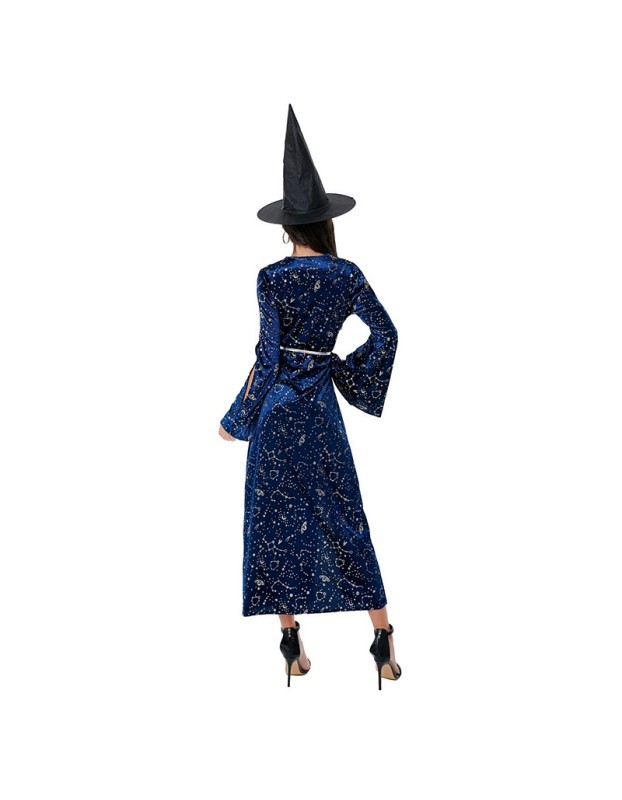 Halloween Maleficent Witch Cosplay Costume Dark Female Devil Costume SL3387