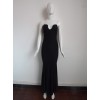 Sexy Black Long Maxi Dress M3990