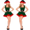 Green Velvet Christmas Costume M1172