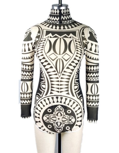 New Arrival Hot Women Pattern Long Sleeve Jumpsuit M30142