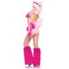 Pink Furry Cotton Candy Monster m4798