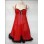 red silk babydoll m3423