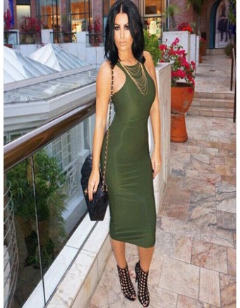 Bodycon Dress Sleeveless Cocktail Evening Party Gown M2332