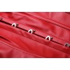 Red leather corset m7081a