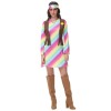 Sexy Halloween Gradient Striped Skirt Long Sleeve Cosplay Indian Dress Costume MS1781