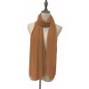 Muslim Style Scarfs Hijabs Monochrome Headscarf Silk Scarf For Women 006