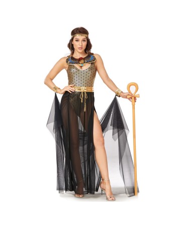 Halloween Cleopatra Women Ancient Greek Egyptian Goddess Party Costume SM20279