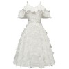 Fringed Ruffle Women Summer Ladies Evening Party Retro Cocktail Dresses CD1704