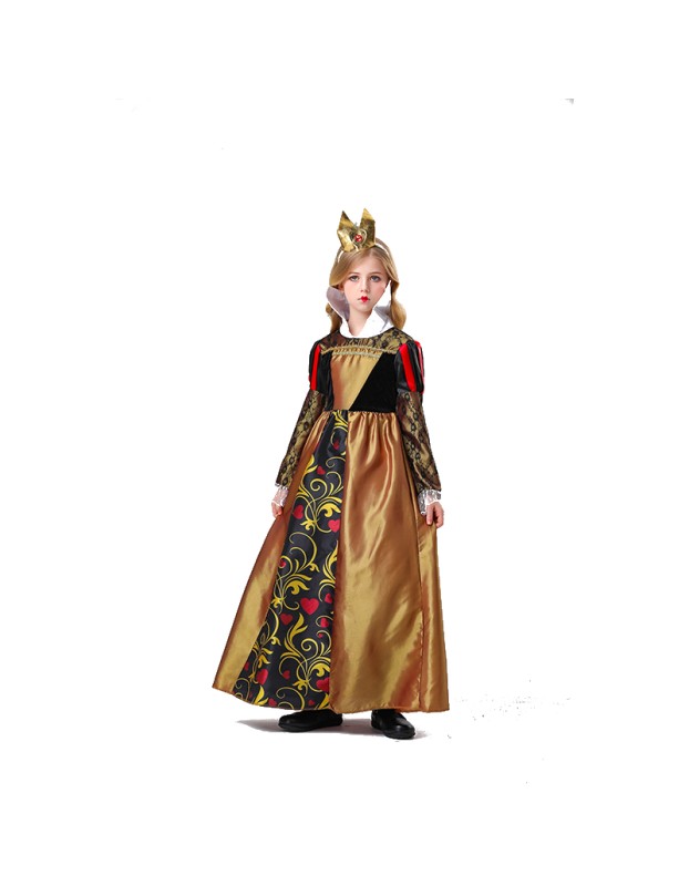 Children's Game Uniform Cosplay Princess of Hearts Dress Girl Cosplay Costume YM5822