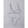 Two Piece Swimsuit Bikini Set Women Swimwear Leopard Sexy Bikini A2201