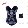 black color cotton with skull pattern m1857G