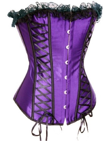 new style purple lace bundle of edge corset M1721D