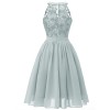 Elegant Wedding Chiffon Halter Women Party Summer Dress Casual CD1645