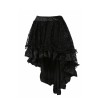 Summer Fashion Lace Pleated Solid Color Women Skirt Plus-Size M31673