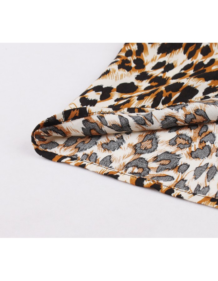 Leopard Print Elegant Dress M30398