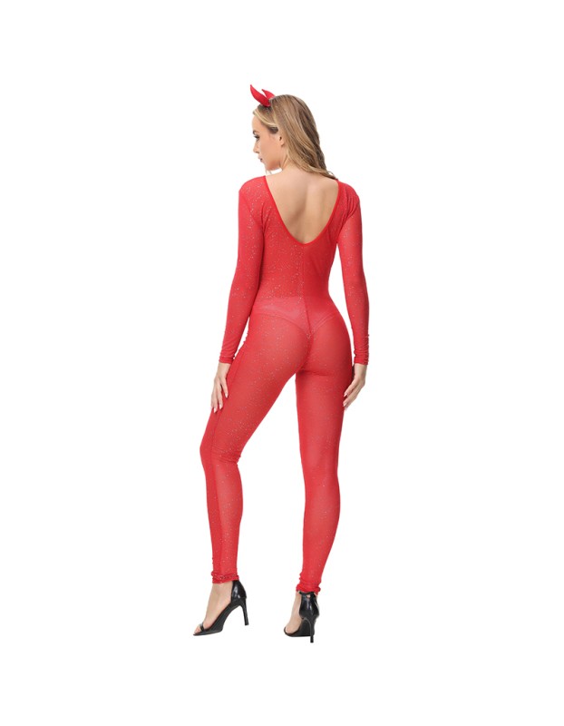 Witch Demon Costume Red Devil Cosplay MS5001