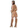 Vintage Women's Fringe Brown Cosplay Costume Full Hippie Disco Suits Costume MS1766