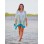 Embroidered V Neck Beach Dress M5319