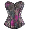 Steampunk Overbust Lace Up Steel Boned Corset  M1360