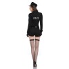 Sexy Black Police Costume M40620