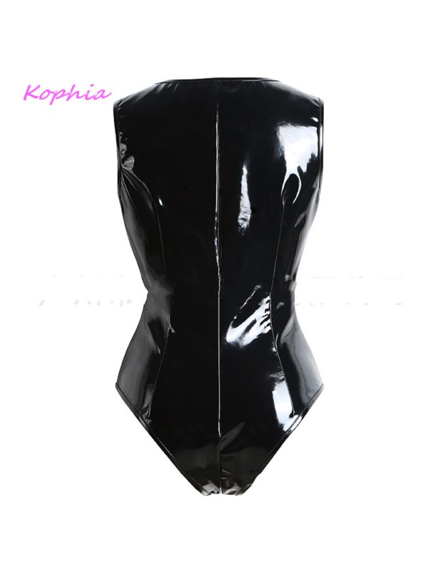 Deep V Sleeveless Sexy Clubwear Bodycon Rompers M7283
